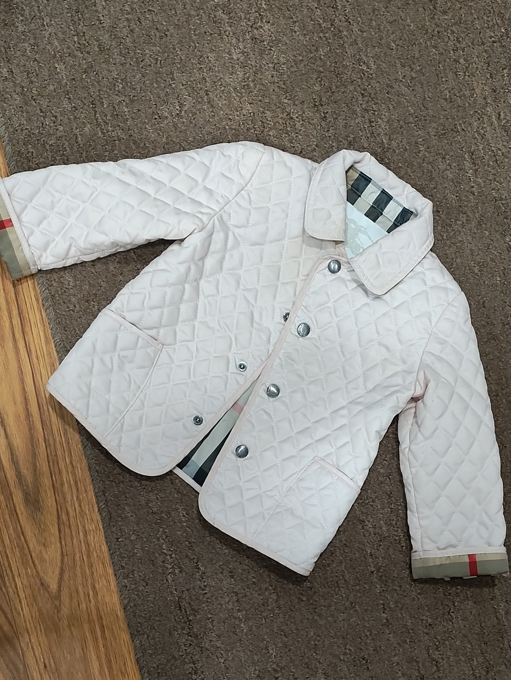 Source Unknown Quilted Kids Jacket - Light Pink